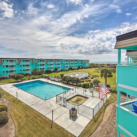 Beachfront Condo With Boardwalk And Pool Access! Атлантик-Бич Экстерьер фото