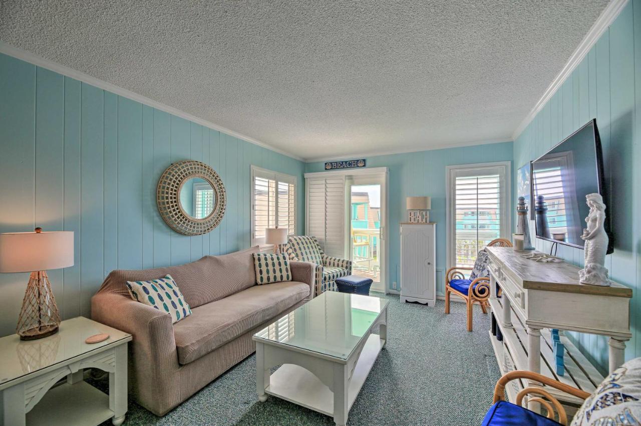 Beachfront Condo With Boardwalk And Pool Access! Атлантик-Бич Экстерьер фото