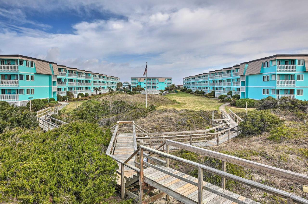 Beachfront Condo With Boardwalk And Pool Access! Атлантик-Бич Экстерьер фото