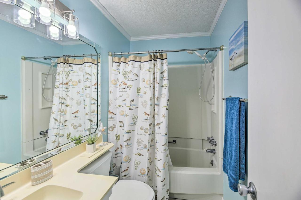 Beachfront Condo With Boardwalk And Pool Access! Атлантик-Бич Экстерьер фото