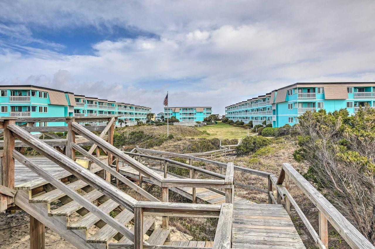Beachfront Condo With Boardwalk And Pool Access! Атлантик-Бич Экстерьер фото